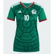 Billige Fotballdrakt Mexico Alexis Vega #10 Replika Hjemmedrakt Dame VM 2026 Kortermet